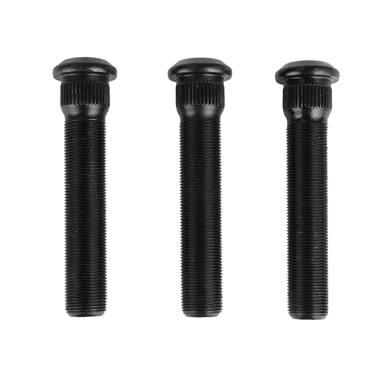 Round head knurled hub bolts