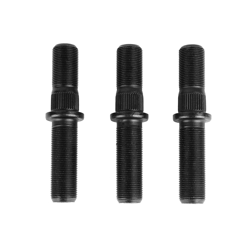 Double head knurled hub bolts